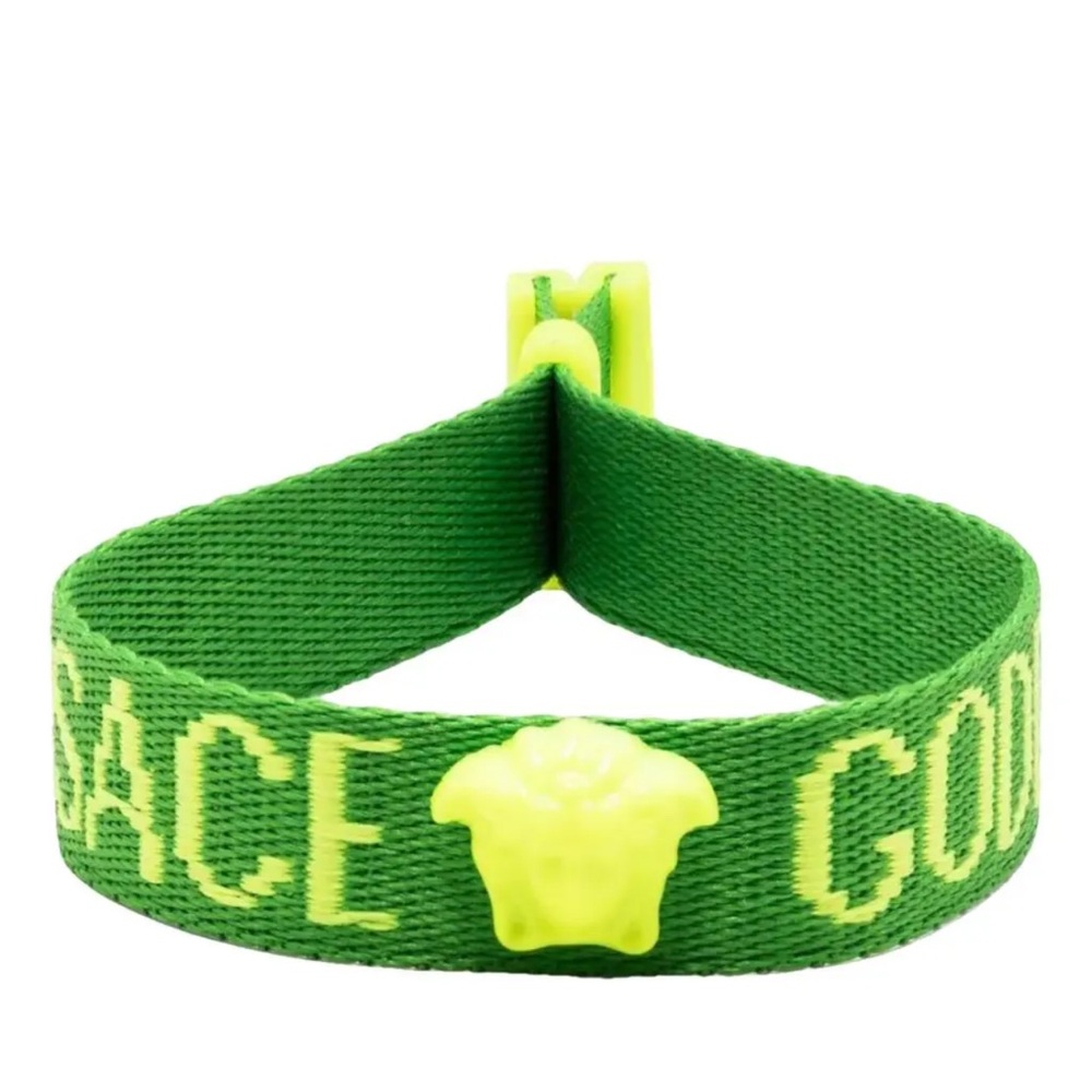 Versace Medusa-plaque logo-jacquard bracelet (new)